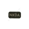 Nášivka NKDA černá - 3D plast