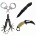 Knives, tools, handcuffs