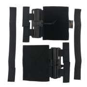 Conquer QR buckle set for tactical vest Black