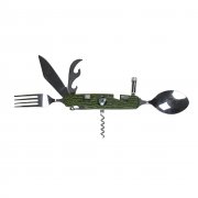 Knife multifunctional with cutlery big