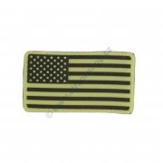 Patch USA flag GID - 3D plastic