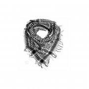 Scarf Shemagh Black-white