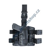 720-1DLB 10mm/PTZ Plastic tactical holster