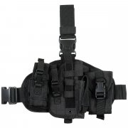 Tactical leg holster combi MOLLE Black