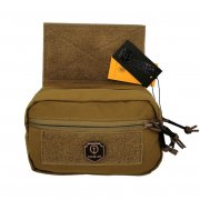 Conquer Drop Down Utility Pouch Coyote Brown