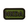 Nášivka NKDA zelená - 3D plast