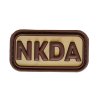 Nášivka NKDA pouštní - 3D plast