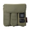 Vyhřívaná MOLLE sumka 3x zásobník pistol Ranger Green