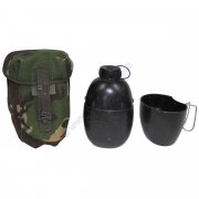 GB field bottle with cup and cover DPM used