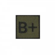 Patch blood type B+ olive