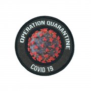 Nášivka Operation Quarantine černá