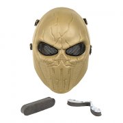 Phantom celoobličejová maska Punisher Písková