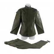 ACU Field trousers+jacket ripstop Green size S