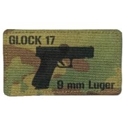 Nášivka GLOCK 17 9mm Multica