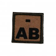 Patch blood type AB- coyote