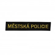 Patch Label black MESTSKA POLICIE