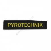 Patch Label black PYROTECHNIK