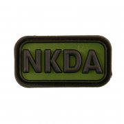 Patch NKDA green - 3D plastic
