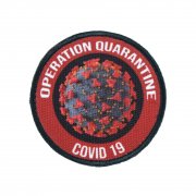 Nášivka Operation Quarantine červená