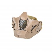 Evolution IRON face protector with FAST helmet mount TAN