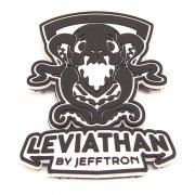 Jefftron nášivka 3D Leviathan Černobílá