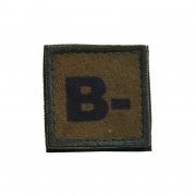 Patch blood type B- olive