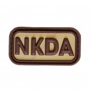 Nášivka NKDA pouštní - 3D plast