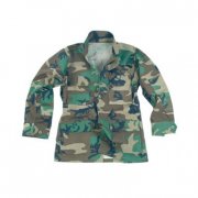 TEESAR BDU Field jacket ripstop Woodland size M
