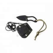 Neck knife with chain 9 cm