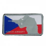 Patch Czech Airsoft - silver
