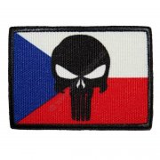 Nášivka vlajka CZ Punisher barevná