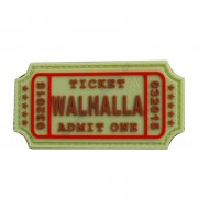 Nášivka Walhalla Ticket green