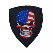 Patch coat of arms US skull