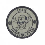 Nášivka ISIS hunting club šedý