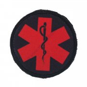 Nášivka kruh Medic červený