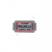 Nášivka Walhalla Ticket grey