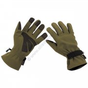Softshell gloves Green L