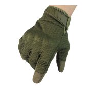Taktické rukavice A30 Zelené vel. M