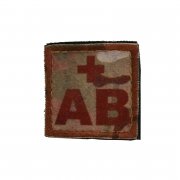 Patch blood type AB+ Multicam