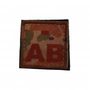 Patch blood type AB- Multicam