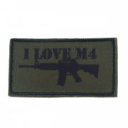 Patch I LOVE M4 Olive