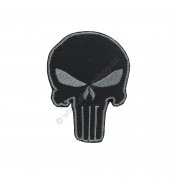 Nášivka Punisher lebka černo-šedá