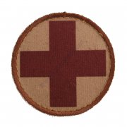 Patch ring brown cross tan base