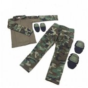 Conquer COMBAT field trousers+Taktical shirt Woodland size M