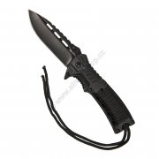 Knife Paracord with firestater Black