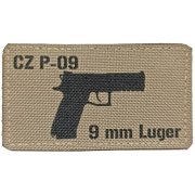 Patch CZ P-09 9mm Coyote