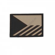 Patch flag CZ IR 7x5 tan - black motif