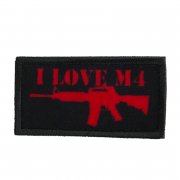 Patch I LOVE M4 Red