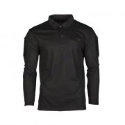 Tactical longsleeve polo shirt QD Black XL
