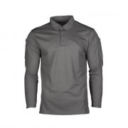 Tactical longsleeve polo shirt QD Grey XL